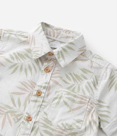 Conjunto Infantil en Algodón con Estampa de Follajes - Talle 1 a 6 años 14