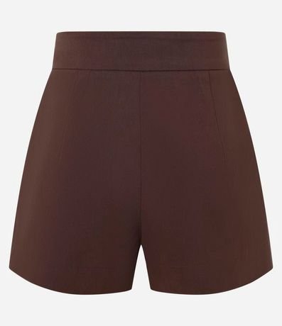 Short en Bengaline con Cremallera Tratorado en la Lateral 7