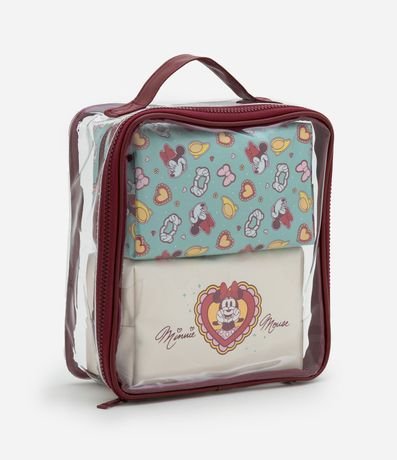 Kit 03 Neceser en PVC con Estampas Minnie Mouse