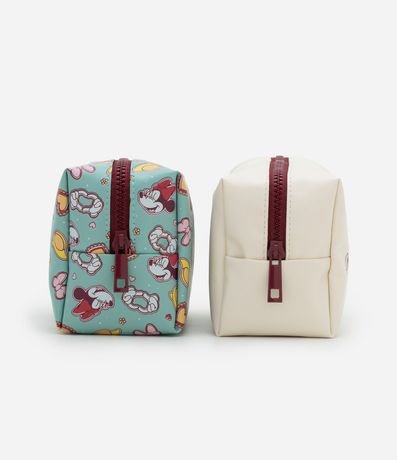 Kit 03 Neceser en PVC con Estampas Minnie Mouse 2