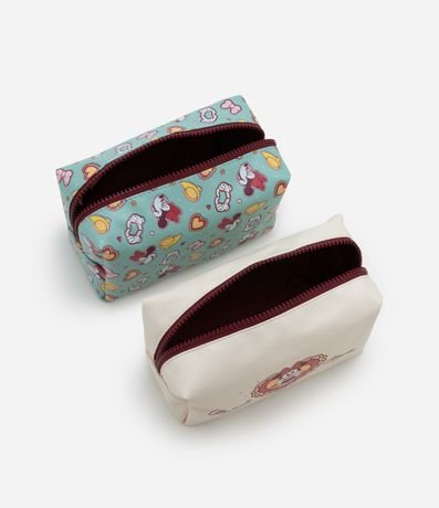 Kit 03 Neceser en PVC con Estampas Minnie Mouse 4