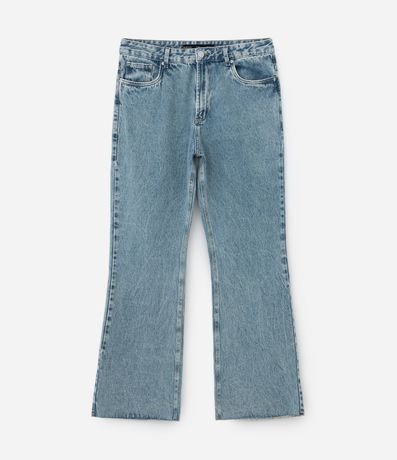 Pantalón Flare en Jeans con Lavado Dirty