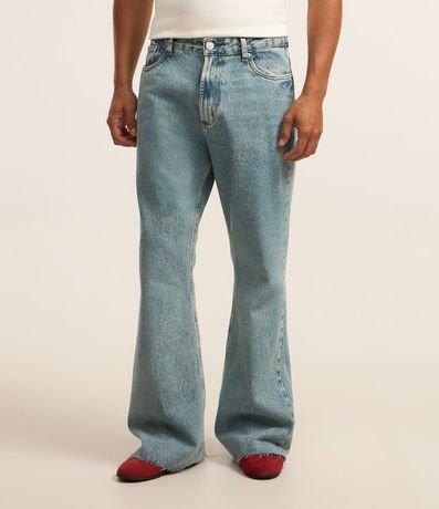 Pantalón Flare en Jeans con Lavado Dirty 2