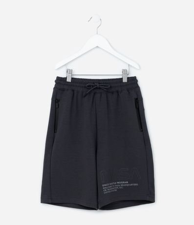 Bermuda Infantil en Algodón Estampa NASA - Talle 5 a 14 años 1