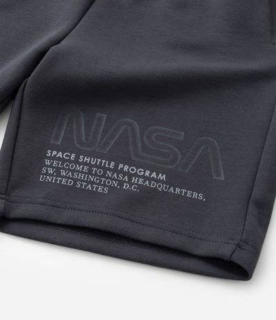 Bermuda Infantil en Algodón Estampa NASA - Talle 5 a 14 años 4