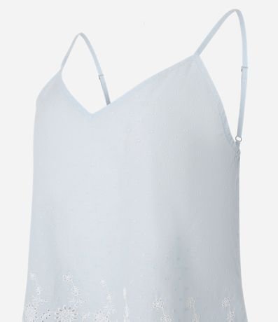 Pijama Short Doll en Algodón con Detalles Bordados 5