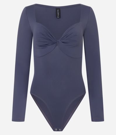 Body en Microfibra con Busto Torcido 4