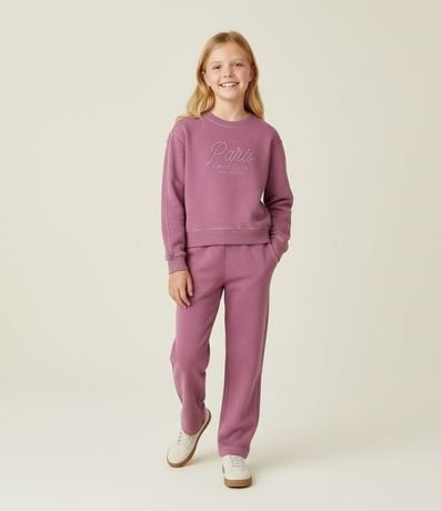 Saco Infantil con Bordado Paris - Talle 5 a 14 años