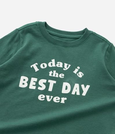 Remera Infantil con Lettering Best Day Ever - Talle 1 a 6 años 4