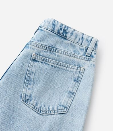 Pantalón Wide Leg Infantil en Jeans con Brillitos - Talle 5 a 14 años 7