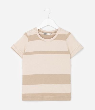 Remera Infantil con Estampa de Bloques de Color - Talle 5 a 14 años