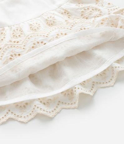 Conjunto Infantil Corto en Tricolina con Volados - Talle 3 a 18 Meses 8