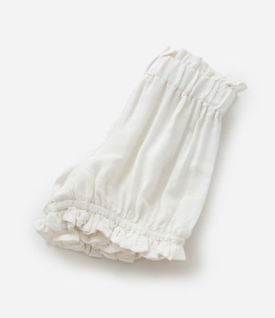 Conjunto Infantil Corto en Tricolina con Volados - Talle 3 a 18 Meses 6