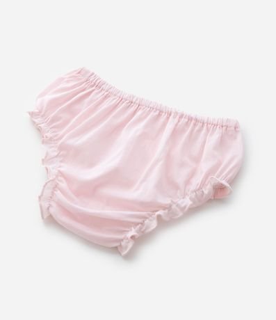 Vestido Infantil en Broderie con volados y Bombacha - Talle 3 a 18 Meses 9