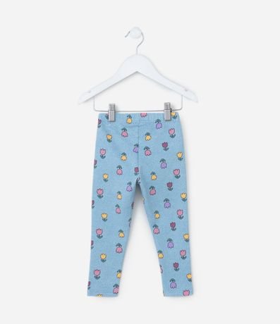Pantalón Legging Infantil Calentita con Estampa Tulipas - Talle 1 a 6 años 2