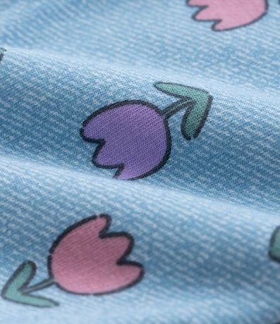 Pantalón Legging Infantil Calentita con Estampa Tulipas - Talle 1 a 6 años 3