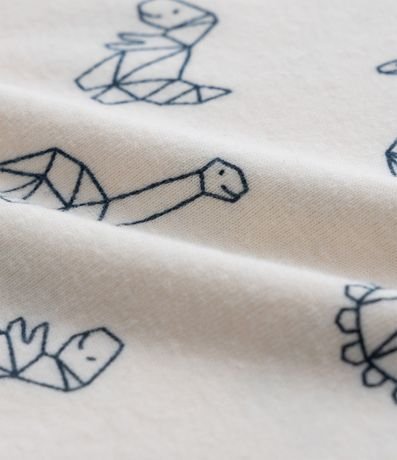 Conjunto Infantil en Rib con Estampa Dinos - Talle 0 a 18 meses 9