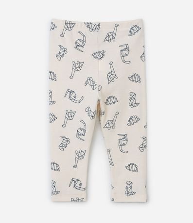 Conjunto Infantil en Rib con Estampa Dinos - Talle 0 a 18 meses 6