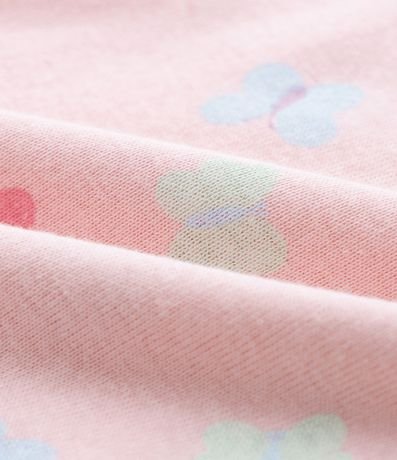 Kit 02 Bodies Infantiles con Estampa de Lunares y Mariposas - Talle 0 a 18 meses 4