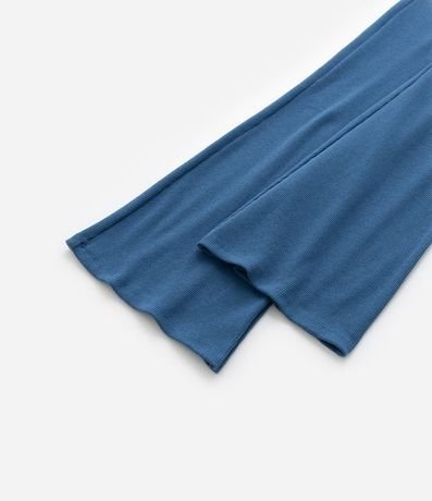 Pantalón Flare Infantil Básica en Rib - Talle 5 a 14 años 5