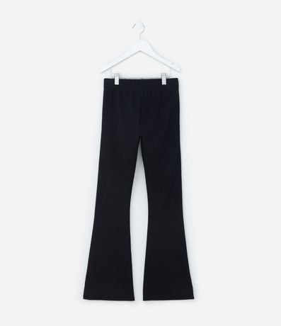 Pantalón Flare Infantil Básica en Rib - Talle 5 a 14 años 2