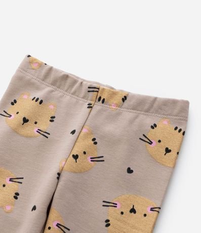 Pantalón Legging Infantil con Estampa Tigre - Talle 1 a 6 años 5