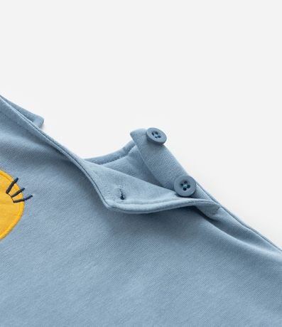 Conjunto Infantil en Algodón con Estampa de Tigre - Talle 0 a 18 Meses 9