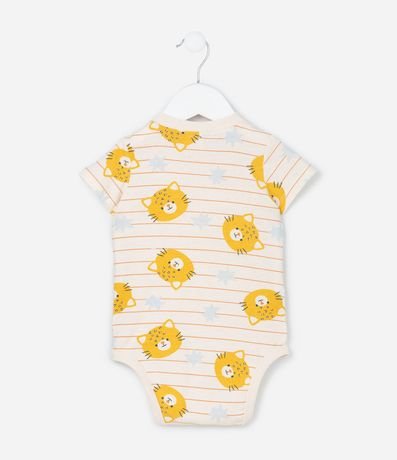 Conjunto Infantil en Algodón con Estampa de Tigre - Talle 0 a 18 Meses 11