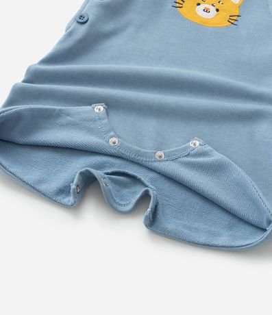 Conjunto Infantil en Algodón con Estampa de Tigre - Talle 0 a 18 Meses 8