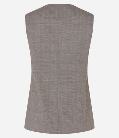 Chaleco Regular en Ponto Roma con Botones Forrados 8