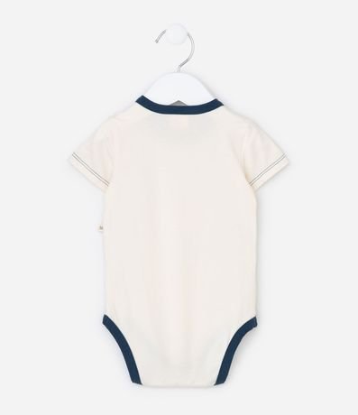 Body Infantil con Aplicación de Animales - Talle RN a 18 Meses 3