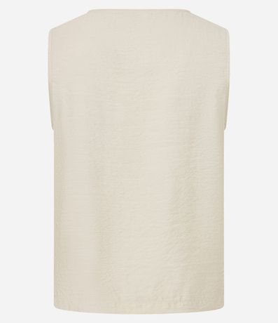Blusa en Viscosa con Pence Lateral y Efecto Arrugado 6