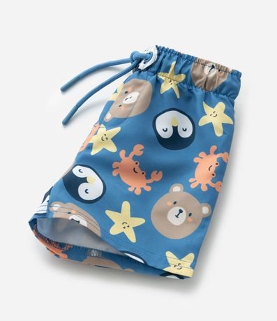 Conjunto Infantil en Microfibra con Estampa de Pinguino - Talle 0 a 18 Meses 10