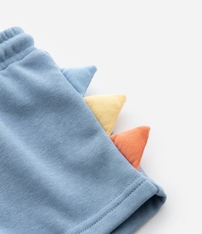 Bermuda Infantil en Algodón con Estampa interactiva Dino - Talle 0 a 18 Meses 5