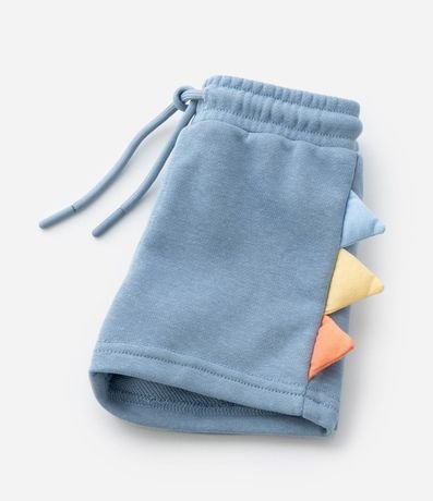 Bermuda Infantil en Algodón con Estampa interactiva Dino - Talle 0 a 18 Meses 6