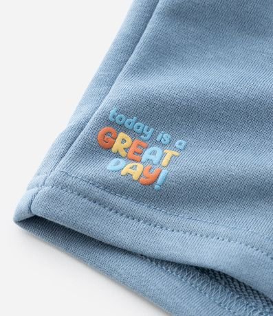 Bermuda Infantil en Algodón con Estampa interactiva Dino - Talle 0 a 18 Meses 8