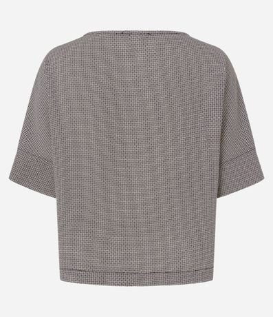 Blusa en Chiffon con Estampado Geométrico 2