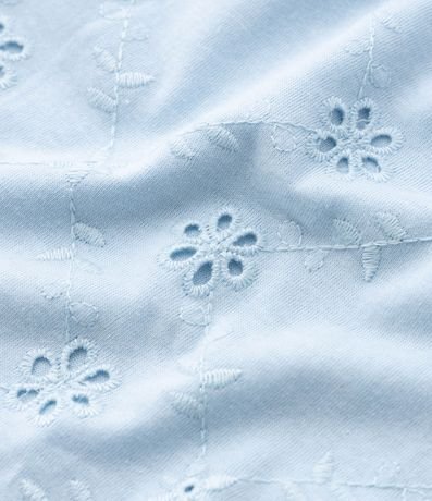 Vestido Infantil en Laise con Bordado de Flores - Talle 5 a 14 años 3