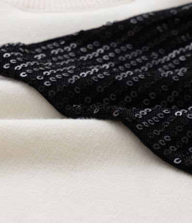 Saco Infantil con Lazo en Lentejuelas en el hombro - Tam  5 a 14 años 3