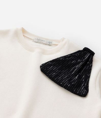 Saco Infantil con Lazo en Lentejuelas en el hombro - Tam  5 a 14 años 7