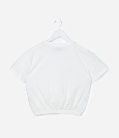 Remera Infantil con Estampa Metalizada de Mariposa - Talle 5 a 14 años 3