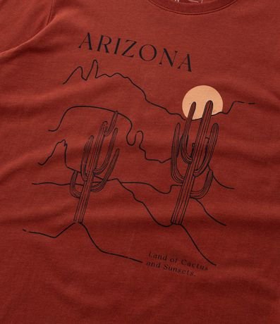 Remera Infantil con Estampa Paisaje de Cactus - Talle 5 a 14 años 4