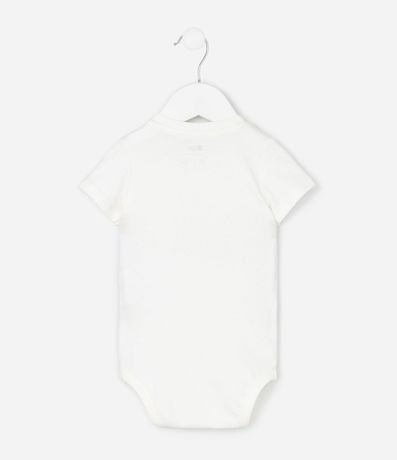 Body Infantil con Estampa de Playa Interactiva  - Talle 0 a 18 Meses 2