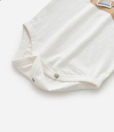 Body Infantil con Estampa de Playa Interactiva  - Talle 0 a 18 Meses 4