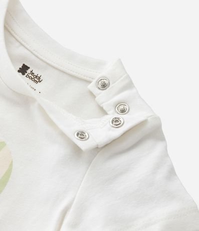 Body Infantil con Estampa de Playa Interactiva  - Talle 0 a 18 Meses 5