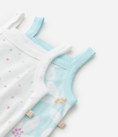 Kit 02 Bodies Infantiles en Rib con Estampa - Talle 0 a 18 meses 4