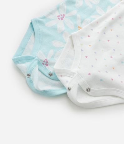 Kit 02 Bodies Infantiles en Rib con Estampa - Talle 0 a 18 meses 5