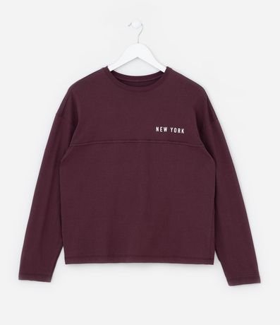 Remera Infantil con Lettering Frente y Espalda - Talle 5 A 14