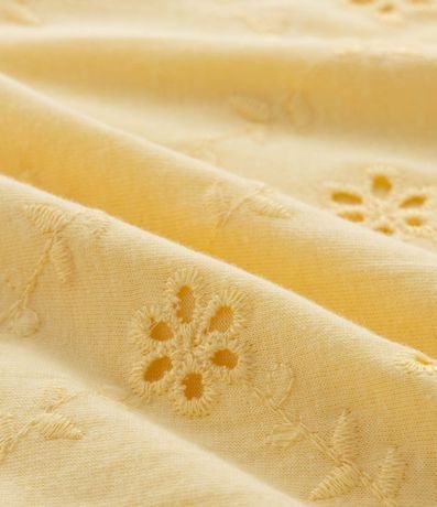 Vestido Infantil en Laise con Bordado de Flores - Talle 5 a 14 años 3