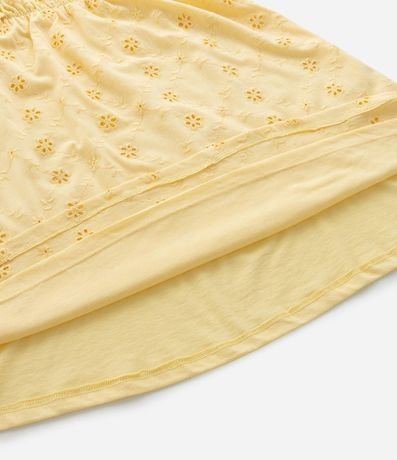 Vestido Infantil en Laise con Bordado de Flores - Talle 5 a 14 años 4